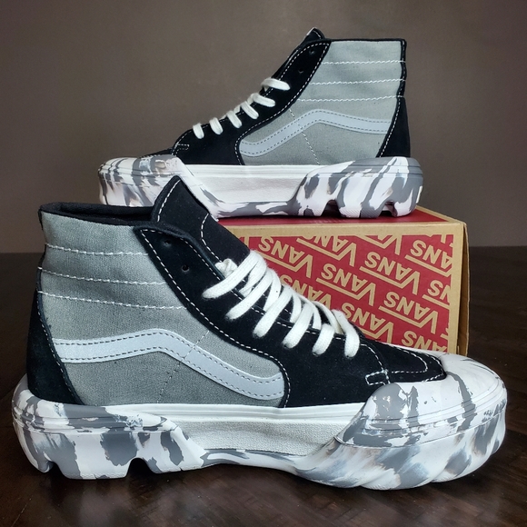Vans Sk8-Hi Tapered Modular Swap It Moon Rocks Women Size 8.5, Men Size 7 - Picture 2 of 12